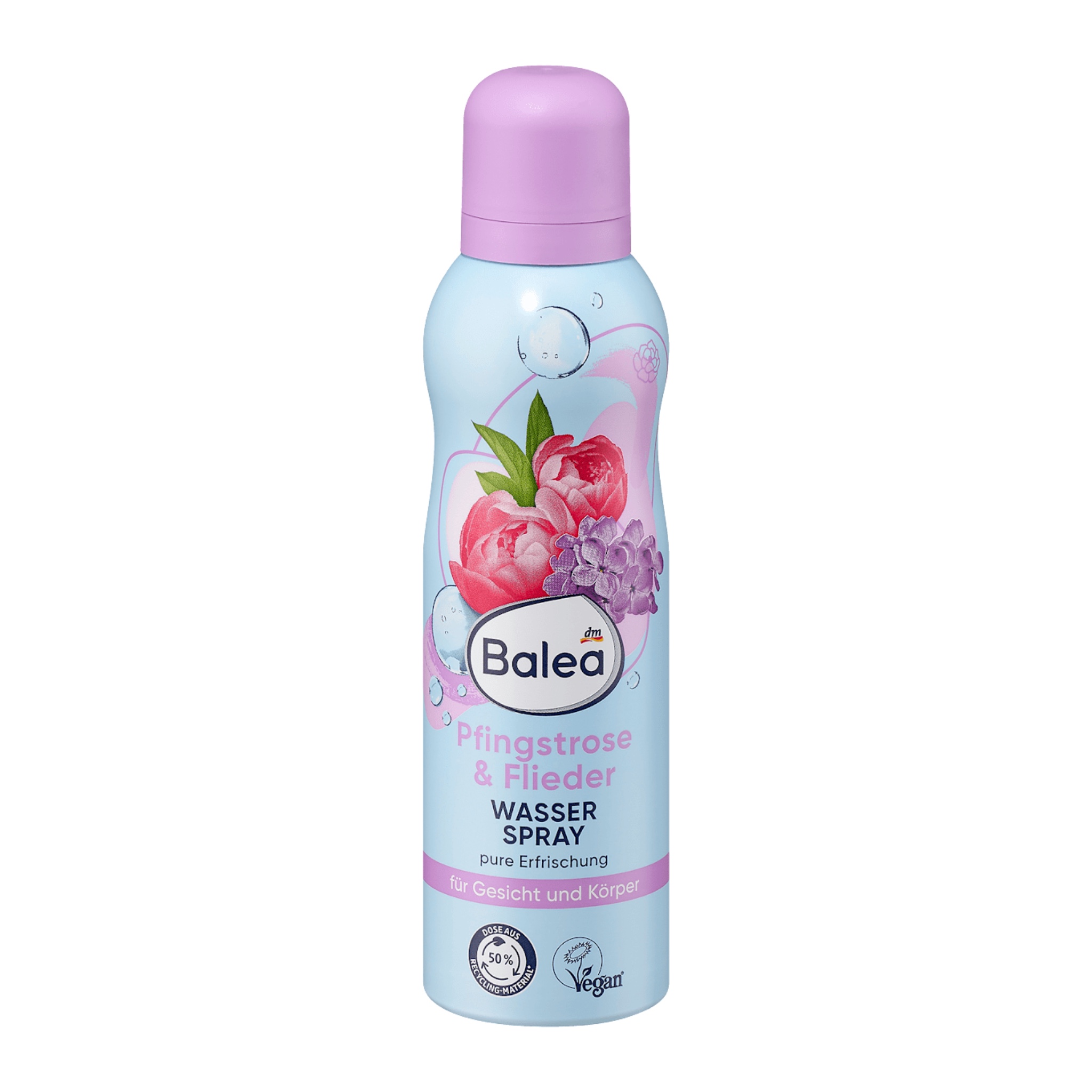 اسپری آب مدل یاس بنفش و گل صدتومانی Balea WASSER SPRSY