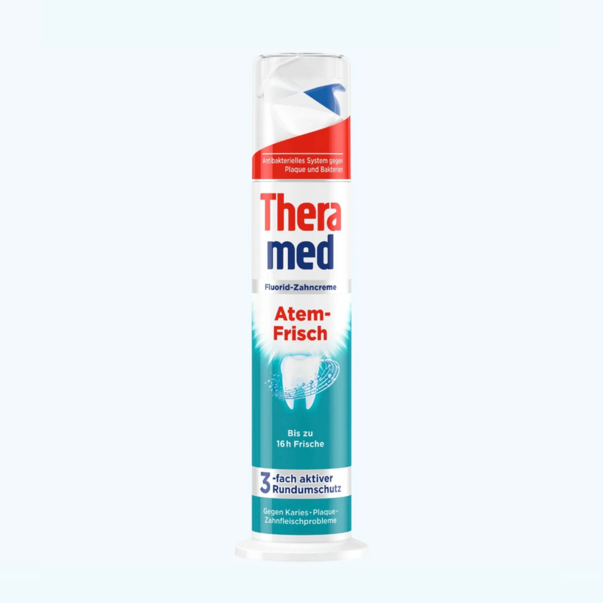 خمیردندان روزانه خوش بو کننده نفس ترامد مدل theramed | Atem - Frisch