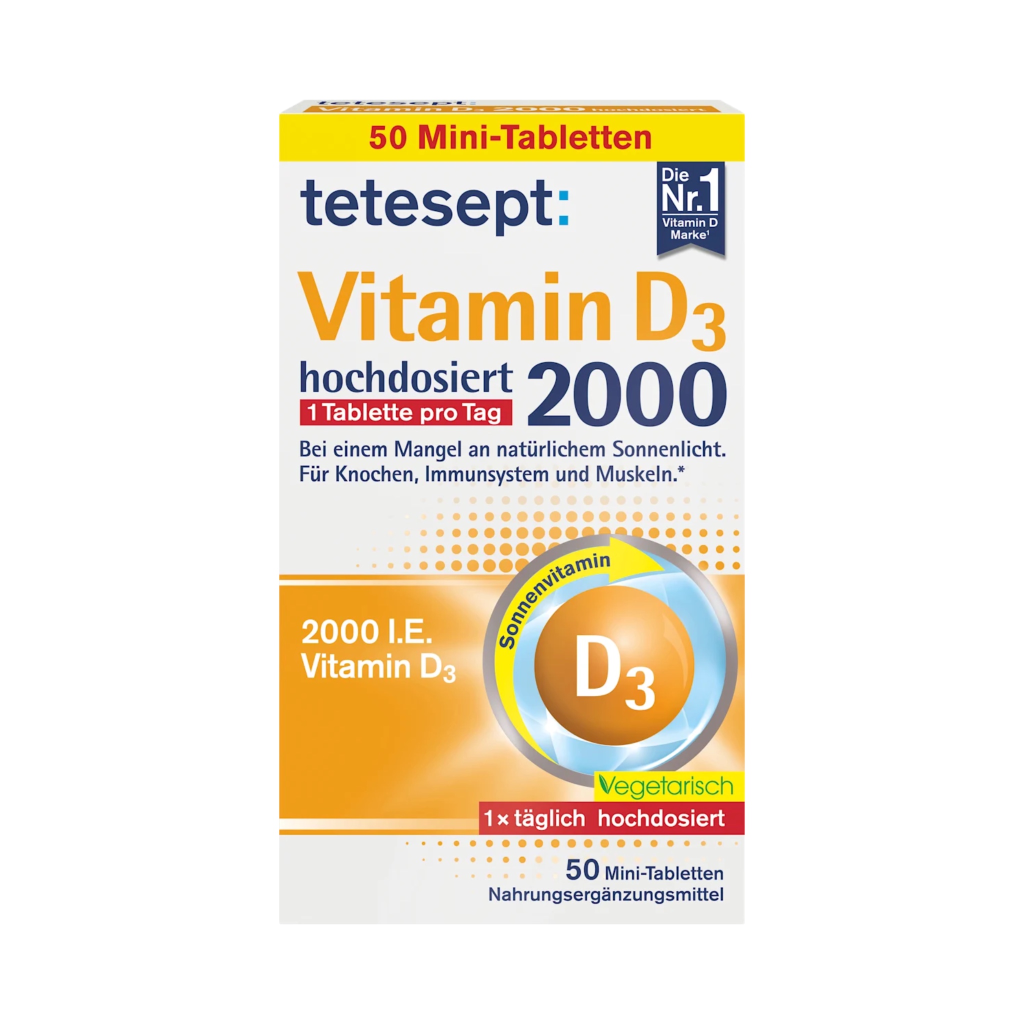 مکمل ویتامین D3 از تِتِسپت | tetesept
