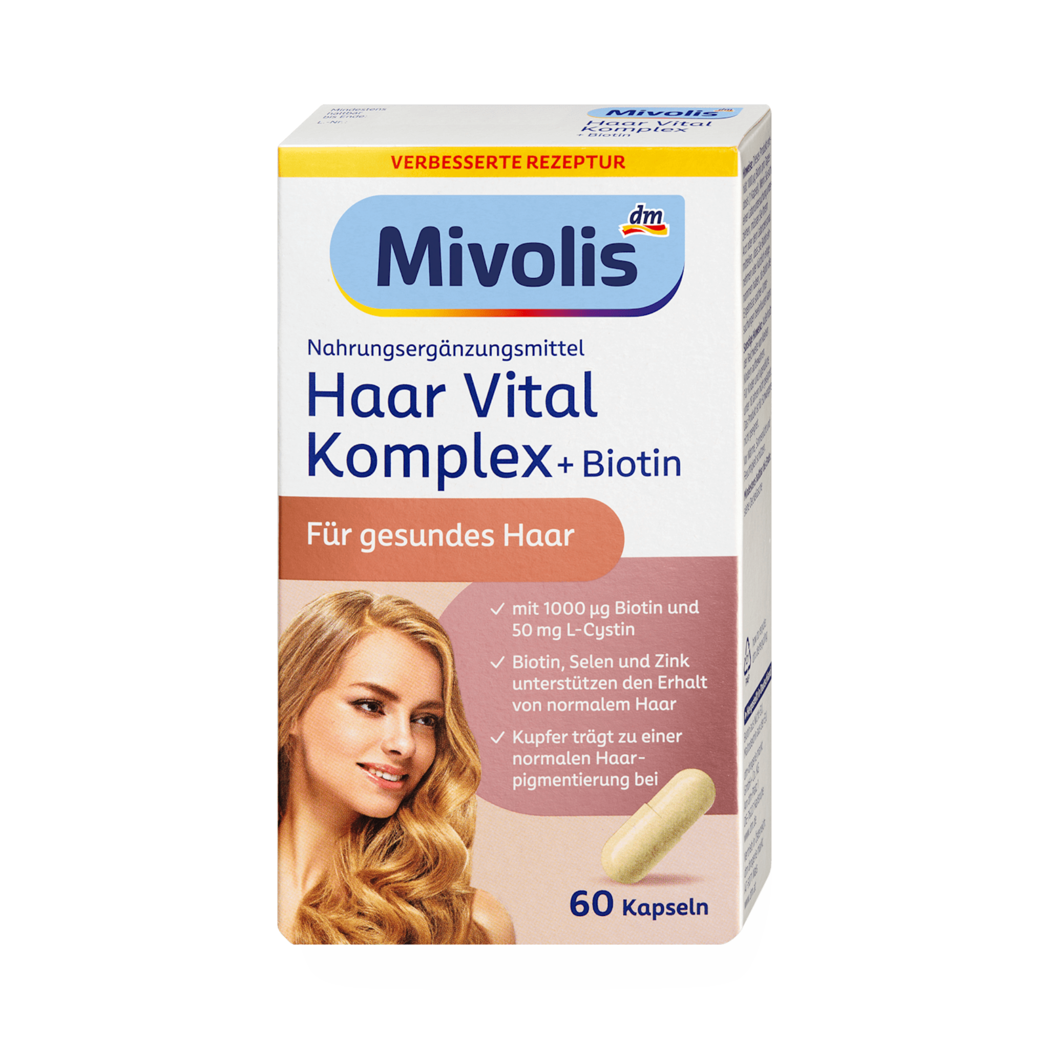 مکمل تقویت و ضدریزش مو میولیس | Mivolis
