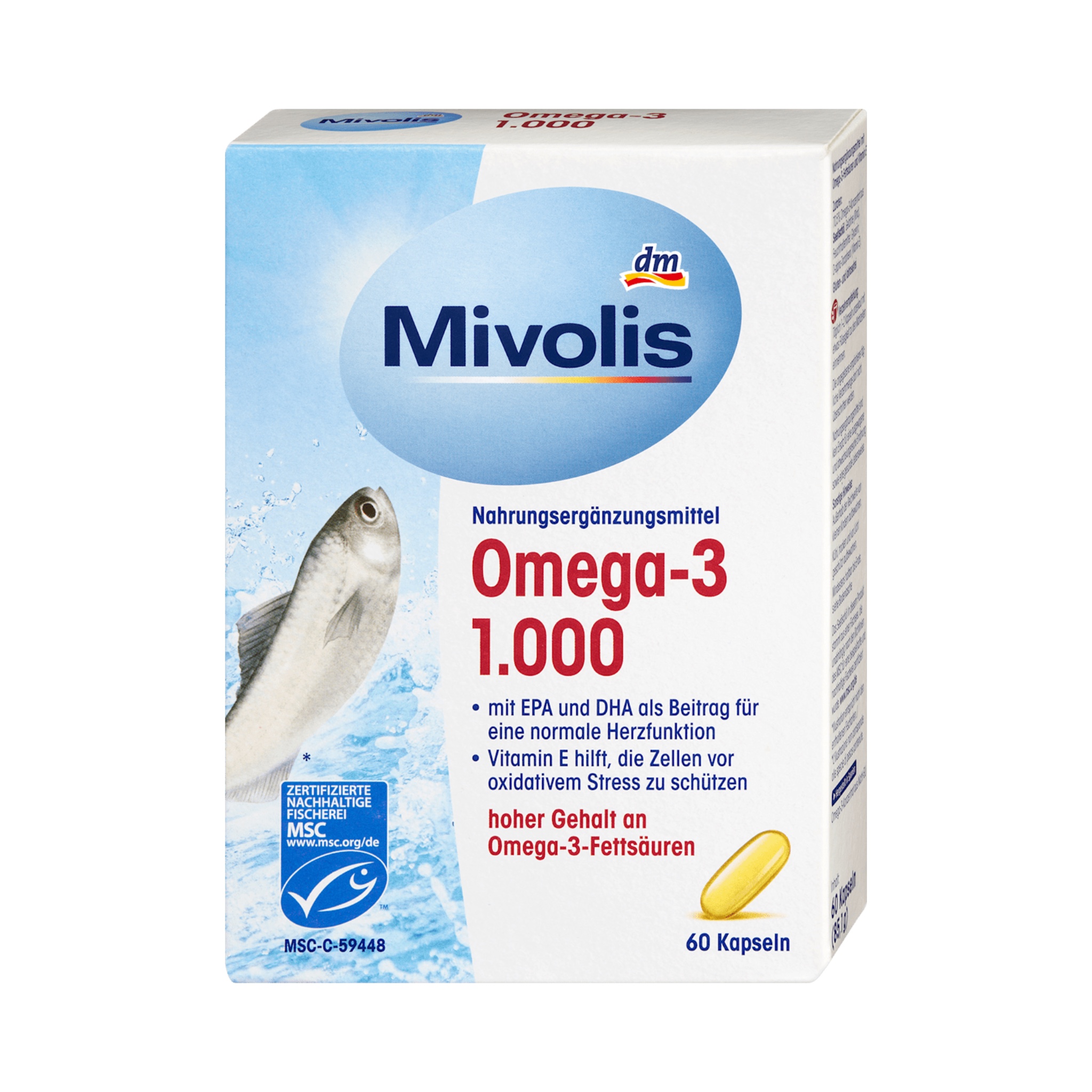 مکمل امگا3 1000 از میولیس | Mivolis