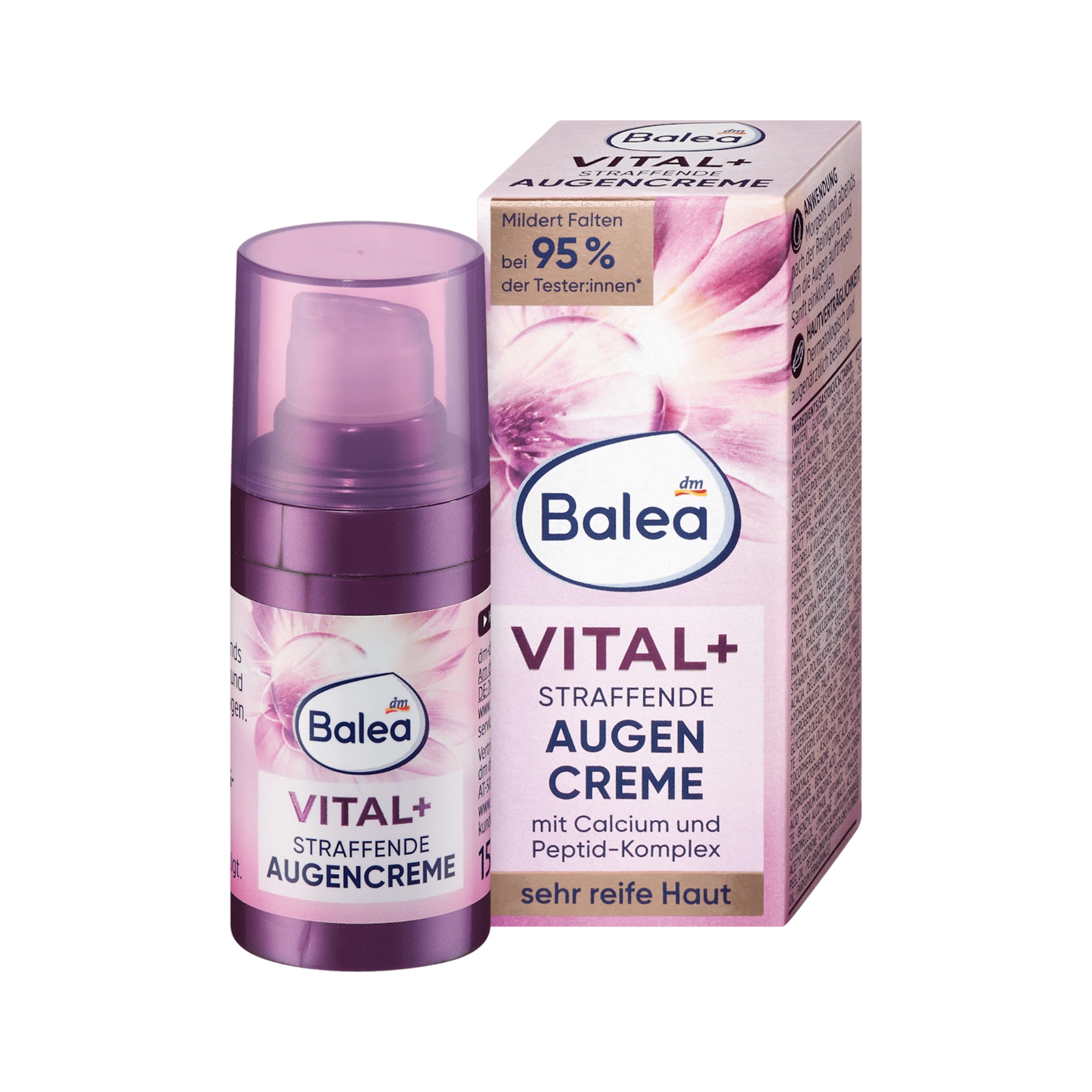 کرم ضدچروک و سفت کننده دورچشم Balea +VITAL