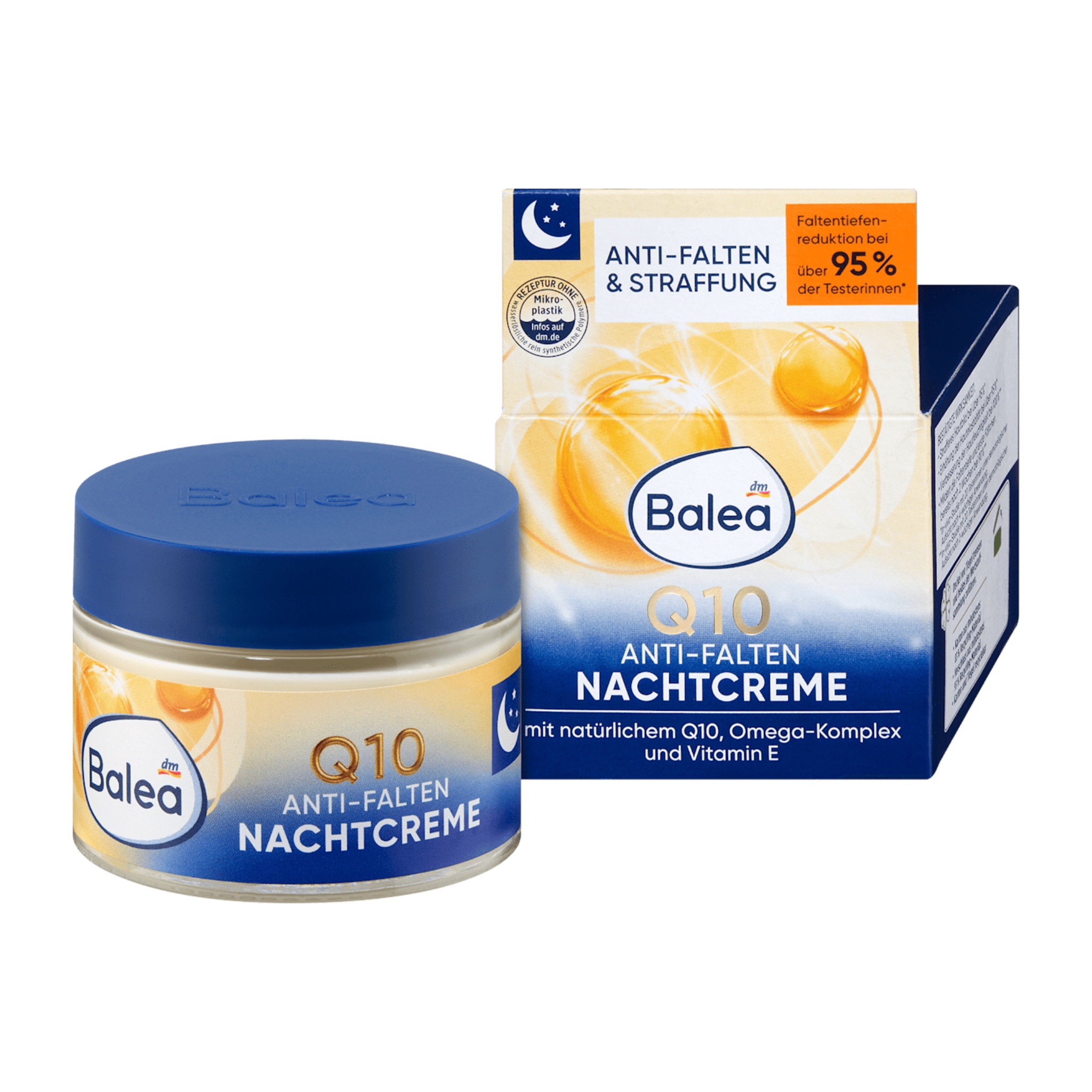 کرم شب ضدچروک صورت مدل Balea Q10