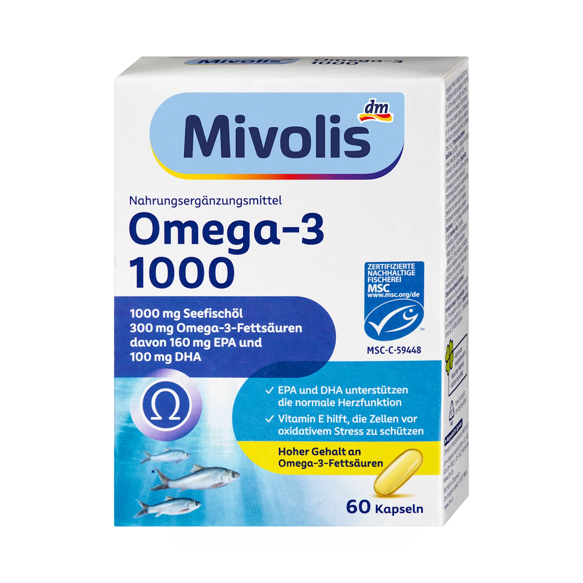 مکمل امگا3 1000 از میولیس | Mivolis
